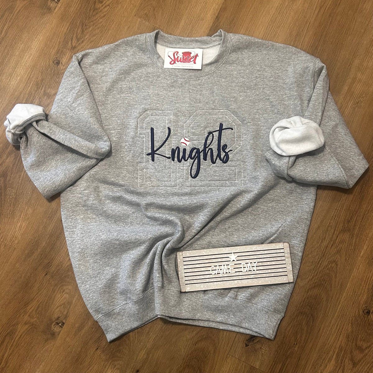 Custom PUFF Embroidered Sweatshirt Size S-XL