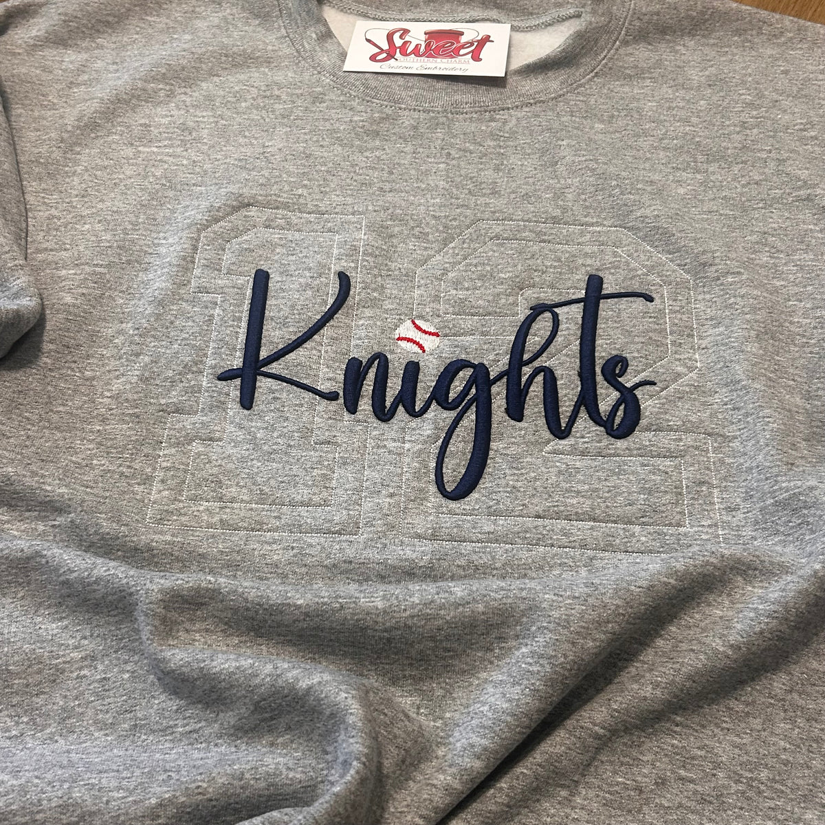Custom PUFF Embroidered Sweatshirt Size S-XL
