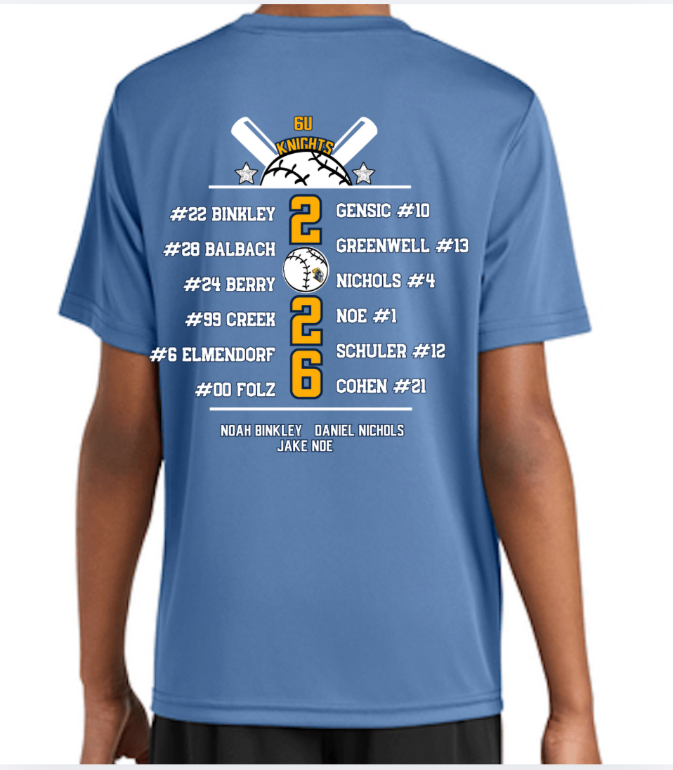 Youth Dri Fit Roster Tee