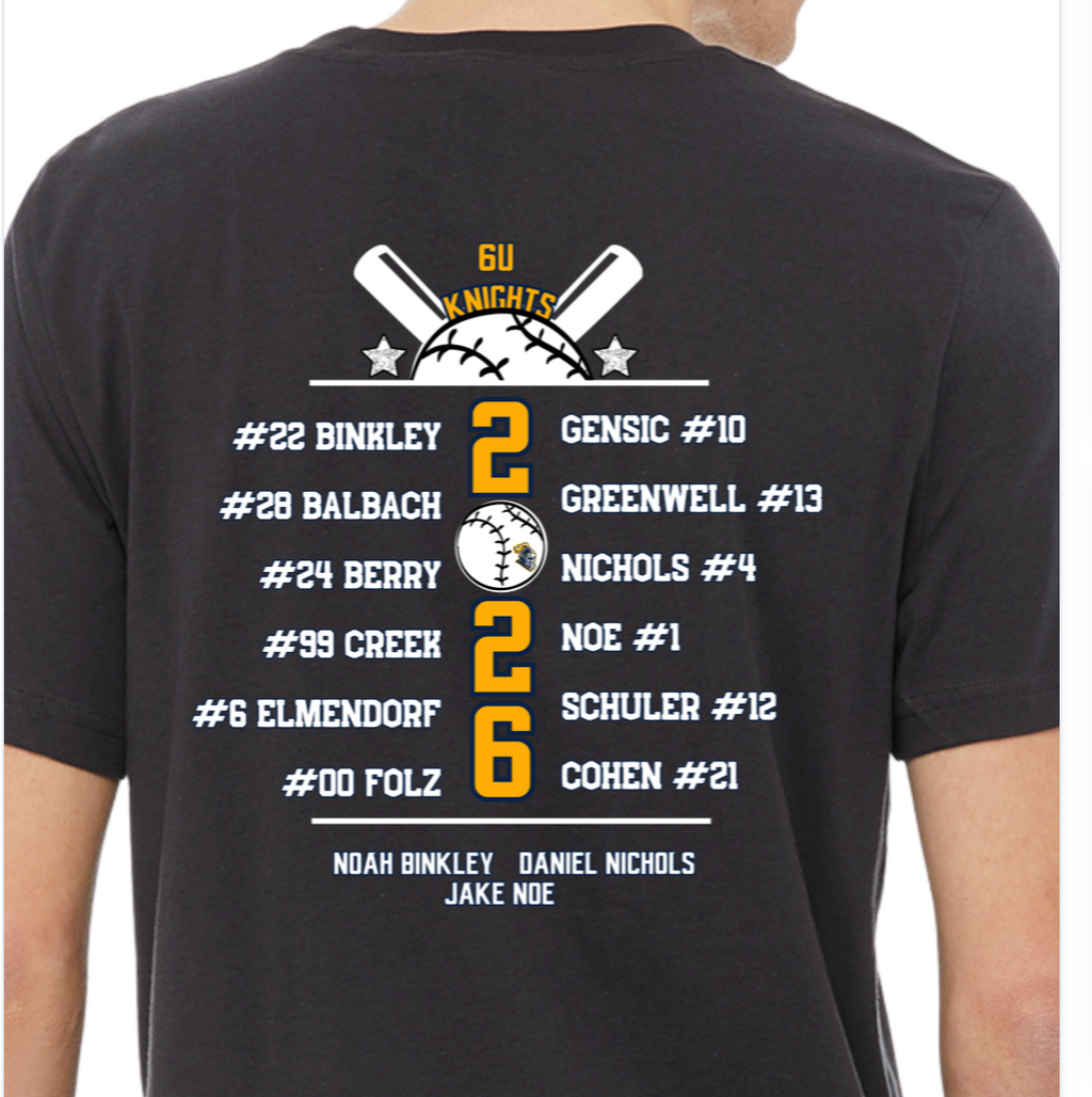 Roster Tee S-XL